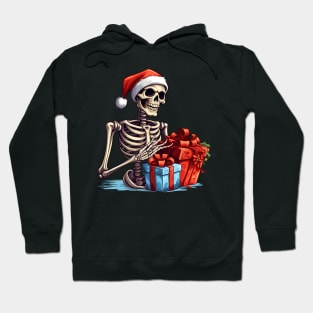 skeleton Santa Claus Hoodie